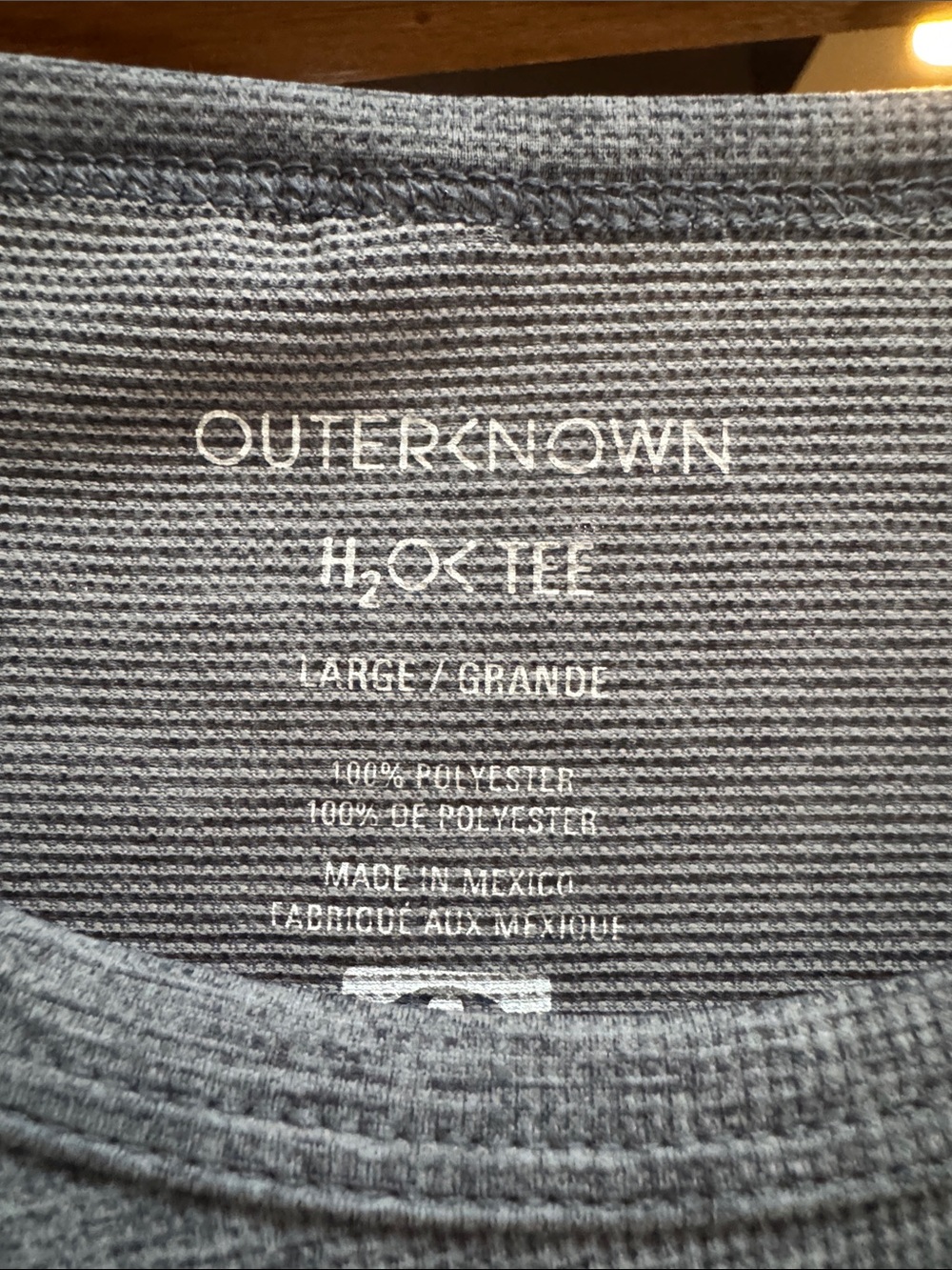 Outerknown Gray Short Sleeve Logo Tee - Picture 2 of 4